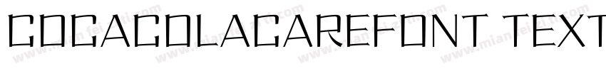 COCACOLACAREFONT TEXTMEDIUM GB1字体转换